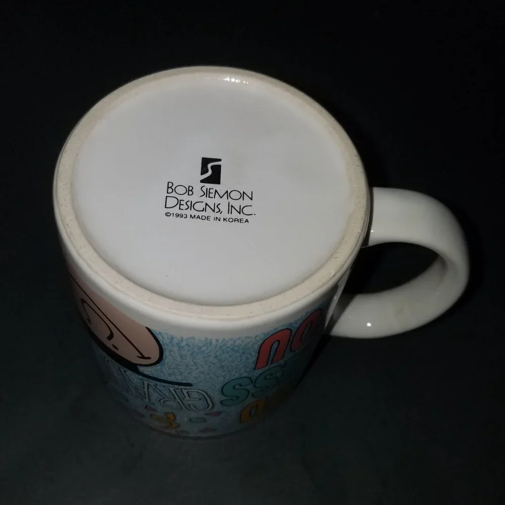 VTG God Bless You Graduate Mug Graduation Gift 1993 Bob Siemon (in original box)